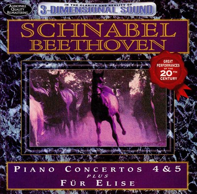 Beethoven: Piano Concertos Nos. 4 & 5; Für Elise