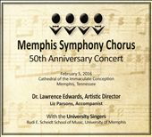 Memphis Symphony Chorus 50th Anniversary Concert