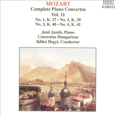 Piano Concerto No. 2 in B flat major, K. 39