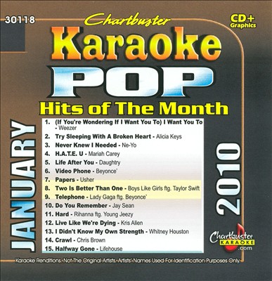 Chartbuster Karaoke: Pop Hits of the Month - January 2010