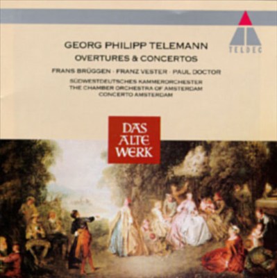 Overture: Les nations anciennes et modernes, suite for strings & continuo in G major, TWV 55:G4