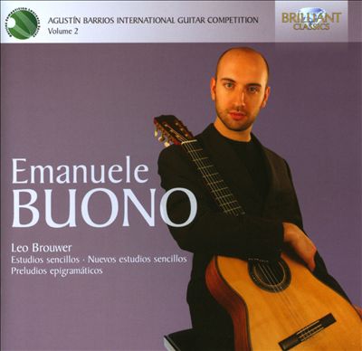 Agustín Barrios International Guitar Competition, Vol. 2: Emanuele Buono