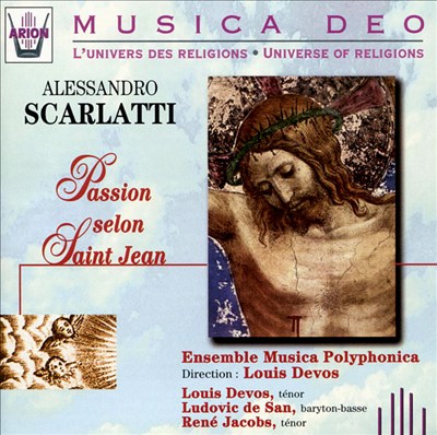 St. John Passion, for alto, bass, chorus, strings & continuo ("Passio Domini Nostri Jesu Christi secundem Johannem")