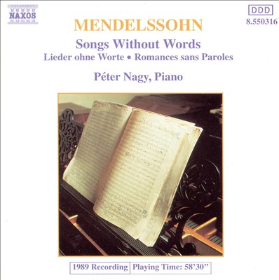 Song Without Words for piano No. 21 in G minor, Op. 53/3, MWV U144