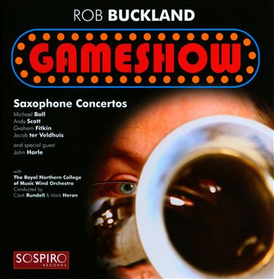 Gameshow, for soprano saxophone & wind ensemble