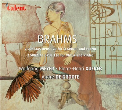 Brahms: 2 Sonatas Op. 120 for Clarinet and Viola with Piano