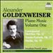Alexander Goldenweiser: Piano Music, Vol. 1