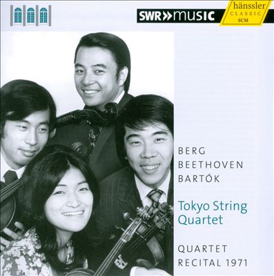 Quartet Recital, 1971: Berg, Beethoven, Bartók