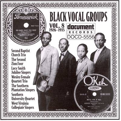 Black Vocal Groups, Vol. 8