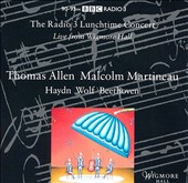 Radio 3 Lunchtime Concert: Thomas Allen & Malcolm Martineau
