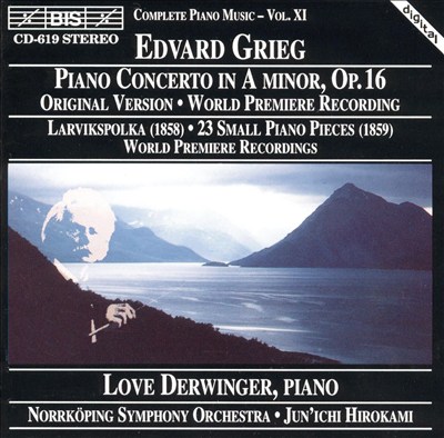 Grieg: Concerto for piano in Am; Small piano pieces EG104/23