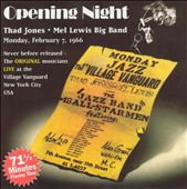 Opening Night: Thad Jones/Mel Lewis Big Band at the Village Vanguard February 7, 1966