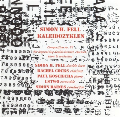 Kaleidozyklen, Composition No. 57 for improvising double bassist, clarinet, piano & orchestra