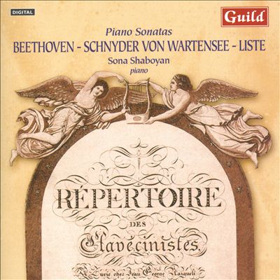 Piano Sonatas by Beethoven, Schnyder von Wartensee & Liste