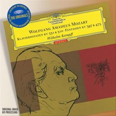 Mozart: Klaviersonaten KV 331 & 310; Fantasien KV397 & 475