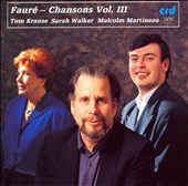 Fauré: Chansons, Vol. 3