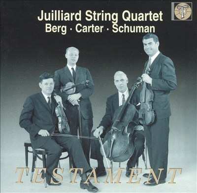 Juilliard String Quartet performs Berg, Carter & Schumann