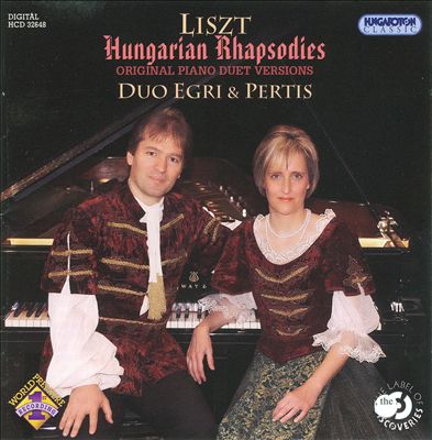Hungarian Rhapsodies (6), for piano, 4 hands, S. 621 (LW B41) (after orchestral version)