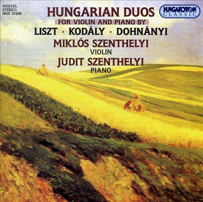Ruralia Hungarica, pieces (3) for violin & piano, Op. 32c
