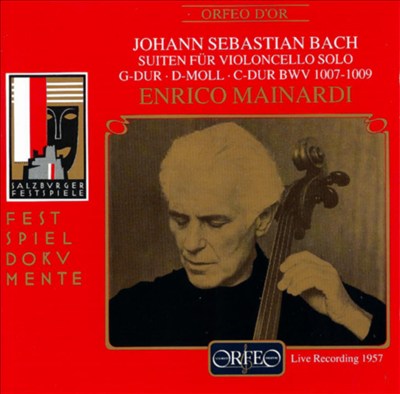 Bach: Cello Suites 1 - 3