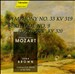 Mozart: Symphony No. 33; Serenade No. 9 "Posthorn"