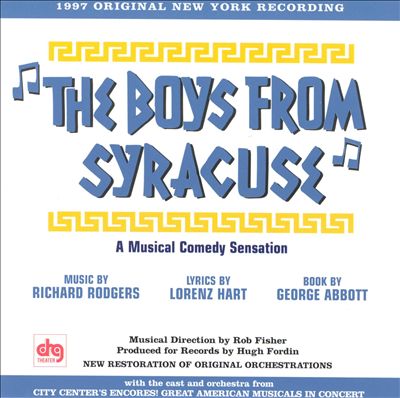 The Boys from Syracuse, musical