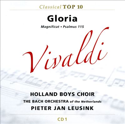 Gloria, for 6 solo voices, chorus, trumpet, 2 oboes, 2 violins, 2 violas, 2 cellos, strings & continuo in D major, RV 588