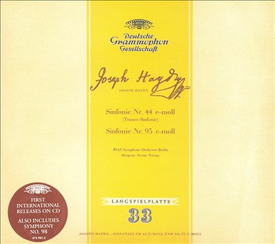 Haydn: Sinfonie Nr. 44 e-moll (Trauer-Sinfonie); Sinfonie Nr. 95 c-moll