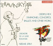Igor Stravinsky: Oedipus Rex; Symphonies Concertos, Ballets and other Works