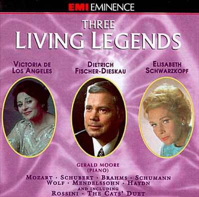 Three Living Legends: Victoria de Los Angeles, Dietich Fischer-Dieskau, Elisabeth Schwarzkopf