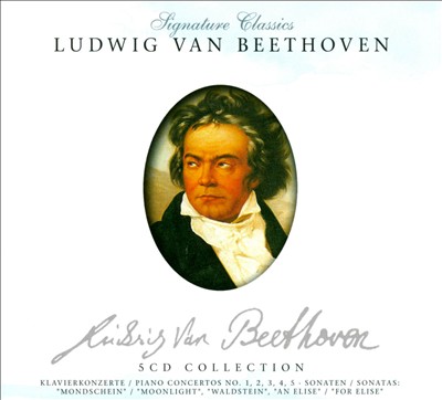 Beethoven: Piano Concertos, Nos. 1-5; Sonatas "Moonlight" & "Waldstein"; "For Elise" [Box Set]