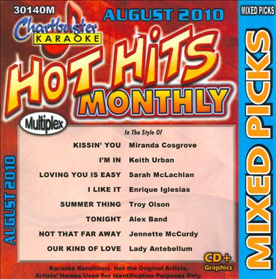Karaoke: Country and Pop Mixed Picks - August 2010