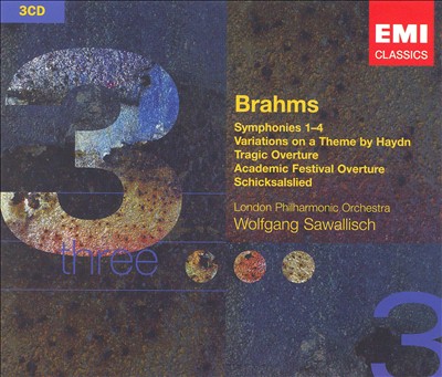 Brahms: Symphonies Nos. 1-4; Variations on a Theme by Haydn; Tragic Overture; Academic Festival Overture; Schicksalsl