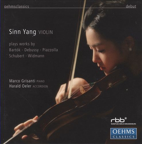 Sinn Yang plays works of Bartók, Debussy, Piazzolla, Schubert & Widmann