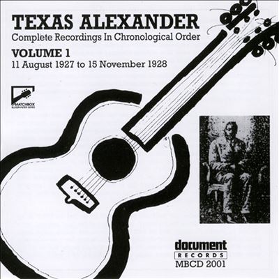 Texas Alexander, Vol. 1: 1927-1928