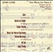 John Cage: The Works for Piano, Vol. 4
