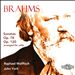 Brahms: Sonatas Op. 78, Op. 120, Arranged for Cello