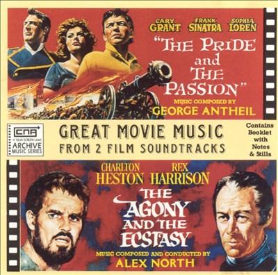 The Agony and the Ecstasy, film score