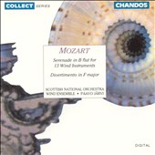 Mozart: Serenade in B flat for 13 Wind Instruments; Divertimento in F Major