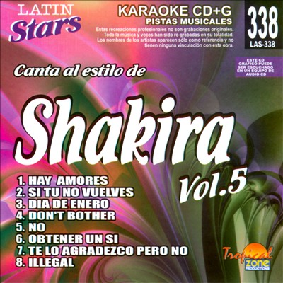 Latin Stars Karaoke: Shakira, Vol. 5