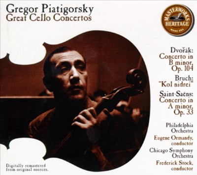 Gregor Piatigorsky Plays Great Cello Concertos