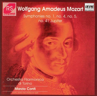 Mozart: Symphonies No. 1, No. 4, No. 5, No. 41 Jupiter