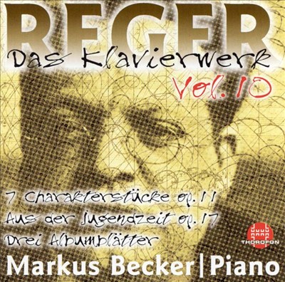 Aus der Jugendzeit, pieces (20) for piano, Op. 17