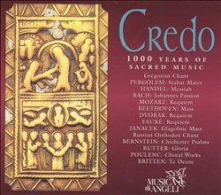 last ned album Various - Credo 1000 Years Of Sacred Music