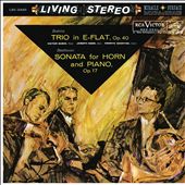 Brahms: Trio in E-flat, Op. 40; Beethoven: Sonata for Horn and Piano, Op. 17
