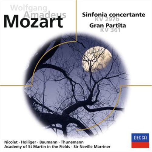 Mozart: Sinfonia Concertante KV 297b; Gran Partita KV 361