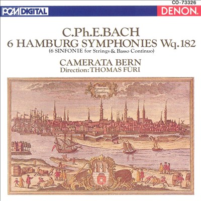 C.Ph.E. Bach; 6 Hamburg Symphonies, Wq. 182