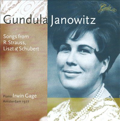 Gundula Janowitz Sings Songs from R. Strauss, Liszt & Schubert