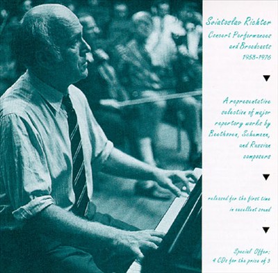 Sviatoslav Richter Concert Performances And Broadcasts, 1958-1976