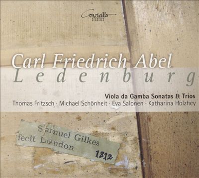 Sonata for viola da gamba & continuo in G major (Ledenburg Sonata No. 1), A2:52